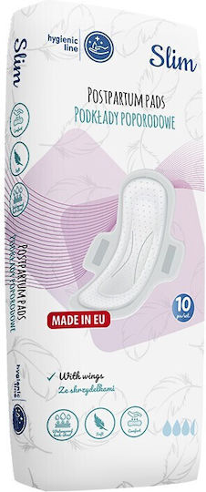 Akuku Slim Postpartum Sanitary Pads with Wings 10pcs