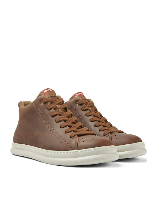 Runner Four Leather Brown Men's Boots Anatomical