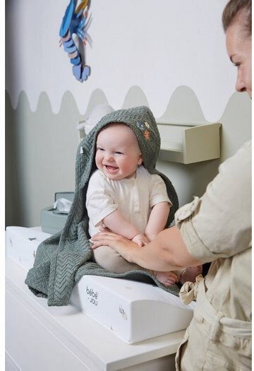 Bebejou Baby Bath Towel Hooded Ocean Vibes Green 85x75cm