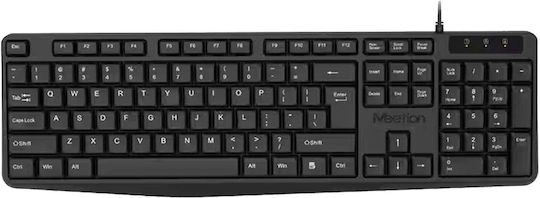 Meetion MT-K200 Само клавиатура Английски US Кафяв