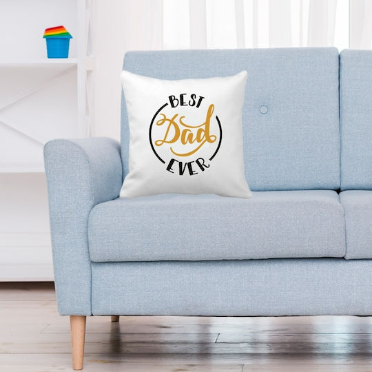 VOUR Zierkissen Best Dad Ever Polyester 40x40cm