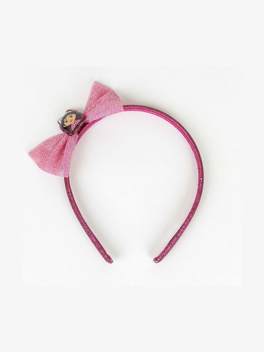 Gabby's Dollhouse Kids Headband with Bow Pink Gabby's Dollhouse Kids Headband with Bow Pink