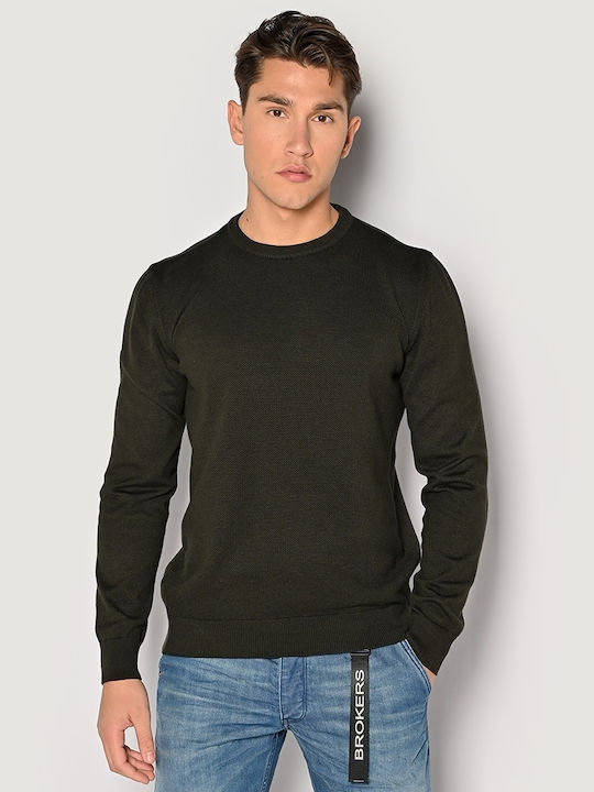 Camaro Men's Long Sleeve Sweater Haki