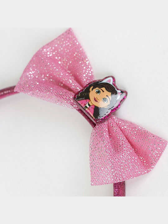 Gabby's Dollhouse Kinder Haarband mit Schleife Rosa 1Stück