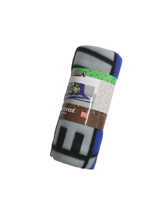 Mojang AB Κουβέρτα Fleece Μπλε 110x140εκ.