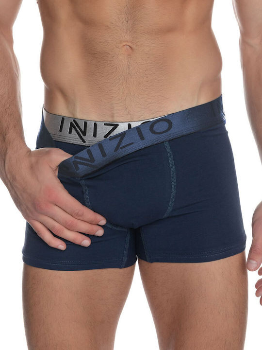 Inizio Men's Boxers Blue 2Pack