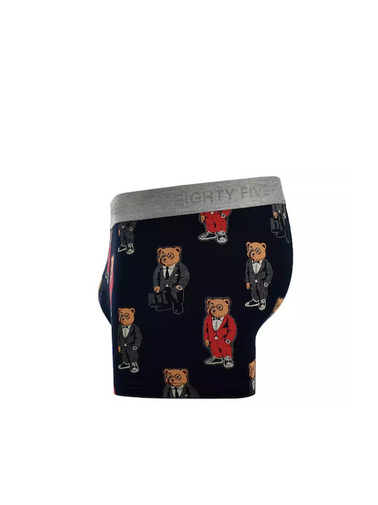 Herren Boxershorts Bordeaux-blue 2Packung