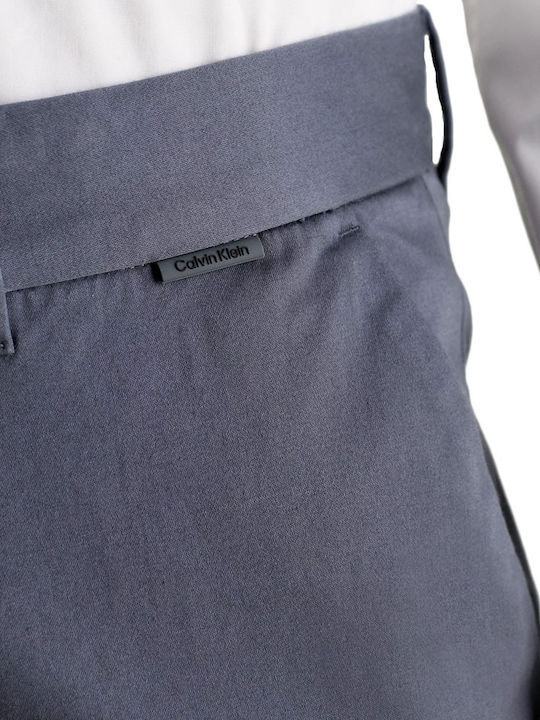 Men's Chino Trousers Elastic Slim Fit Iron Gate