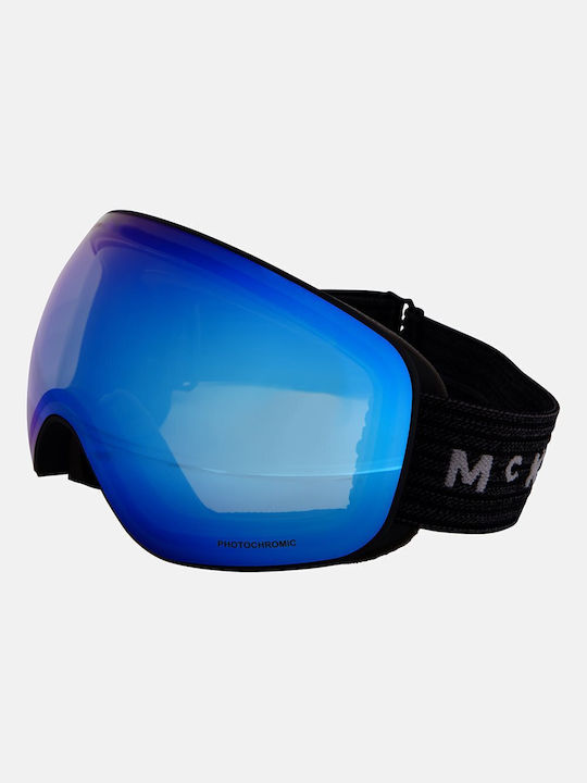 Mc Kinley Ten-nine Ski & Snowboard Mask For Adults Black With Photochromic Lens In Black Colour