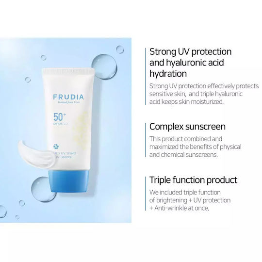 Frudia Top Up Base Sun Cream Sunscreen Cream Face SPF50 50ml