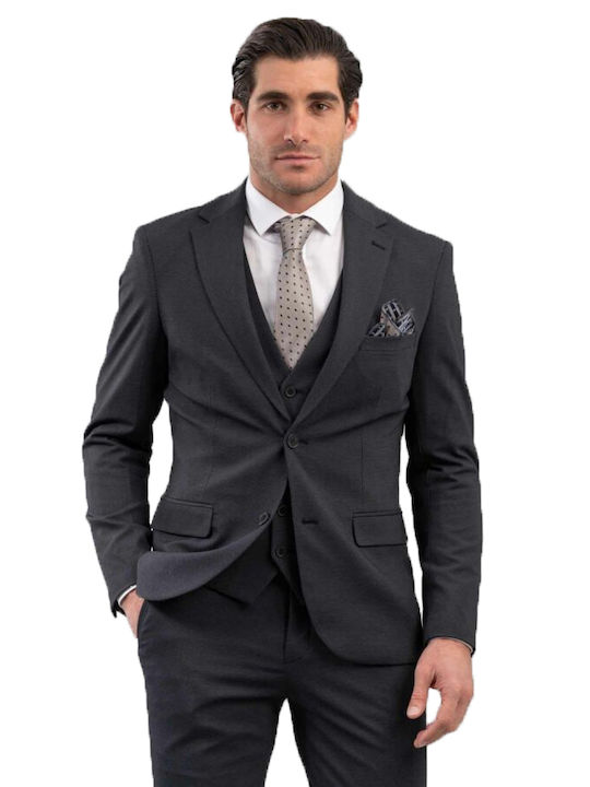 Vittorio Artist Men's Suit Black