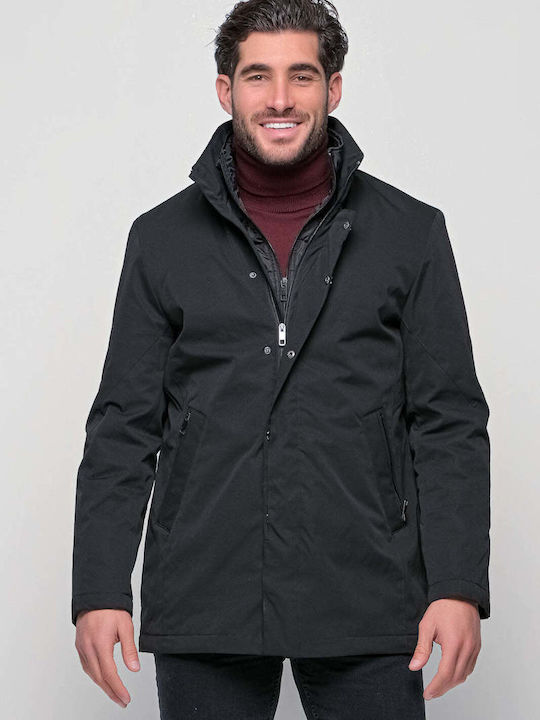 NYT Men's Trenchcoat Black.