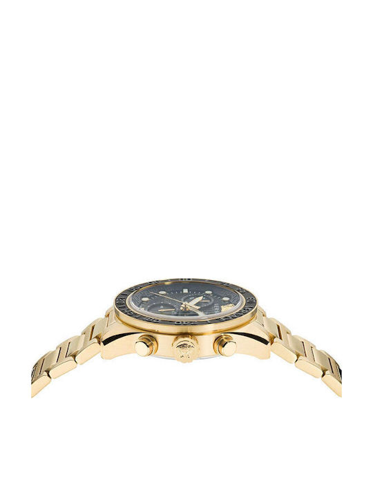 Versace Greca Uhr Batterie mit Metallarmband Versace Greca Uhr Batterie mit Metallarmband