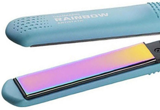 GammaPiu Rainbow Antistatic PR02398 Hair Straightener with Ceramic Plates 43W