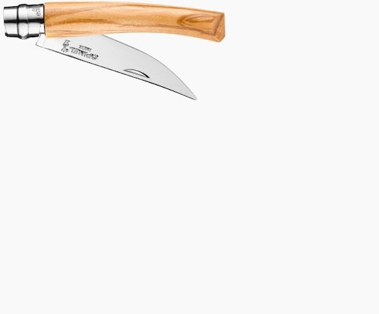 Opinel Slim N8 Pocket Knife Silver