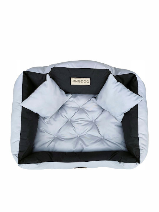 KingDog Sofa Dog Bed Gray 75x65cm