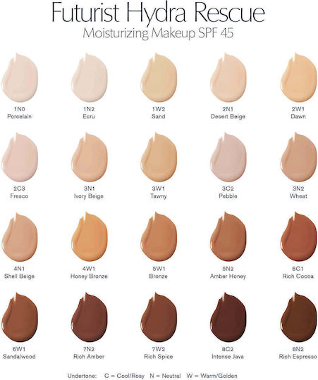 Futurist Hydra Rescue Liquid Foundation SPF45 2N2 Buff 33.5ml