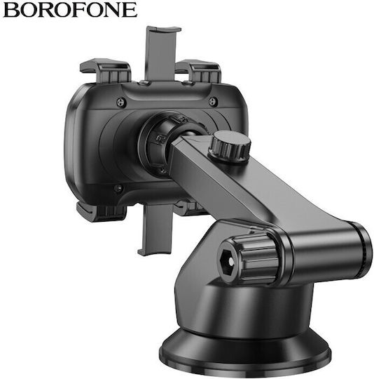 Borofone Βάση Κινητού Αυτοκινήτου BH99 με Ρυθμιζόμενα Άγκιστρα Μαύρη