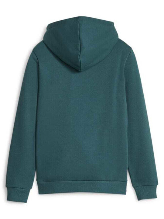 Puma Kids Sweatshirt with Hood Petrol