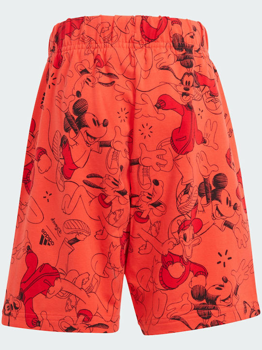 Kids' Set with Shorts Summer 2pcs Off White / Bright Red x Disney Mickey Mouse
