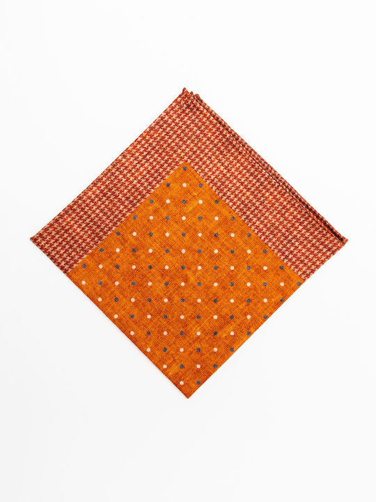 Monte Napoleone Men's Handkerchief Orange