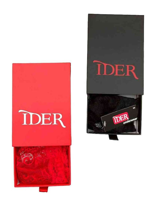 IDER Women's Slip 2Pack with Lace Black