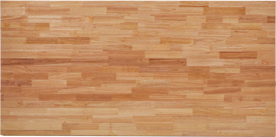 Dryopis Masă Sala de mese Lemnoasă cu Schelet Metalic Natural/Black 160x80x75buc