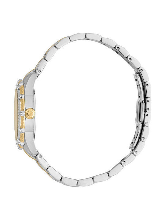 Roberto Cavalli Glam Crystals Women's Watch Battery with Metal Bracelet Roberto Cavalli Glam Crystals Women's Watch Battery with Metal Bracelet