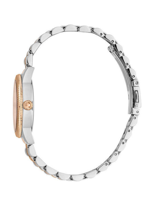 Just Cavalli Animalier Crystals Ρολόι Μπαταρίας με Μεταλλικό Μπρασελέ Just Cavalli Animalier Crystals Ρολόι Μπαταρίας με Μεταλλικό Μπρασελέ