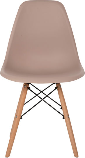 Twist Stühle Küche Cappuccino 4Stück 46x50x82cm