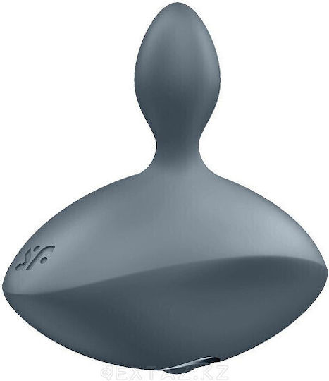 Satisfyer Booty Анална тапа с вибрация Medium Сив