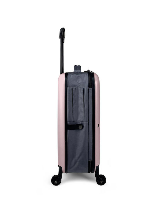Pegasus Valiză de Călătorie Cabină Dură Roz cu 4 roți Înălțime 55cm