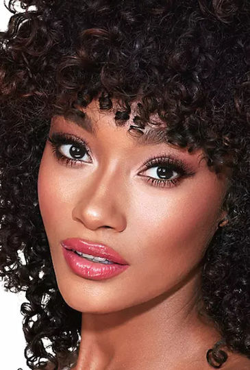 Charlotte Tilbury The Supermodel Look Makeup Set for Face, Eyes & Lips with Toiletry Bag Deep 8pcs