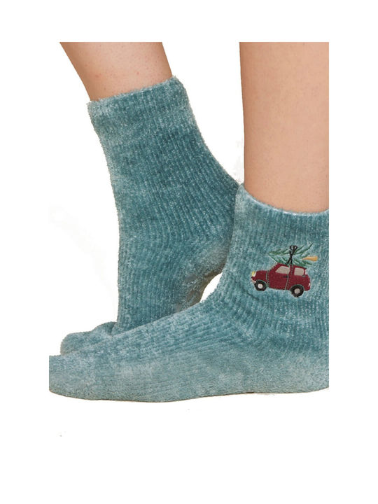 Noidinotte Damen Socken Mint 1Pack