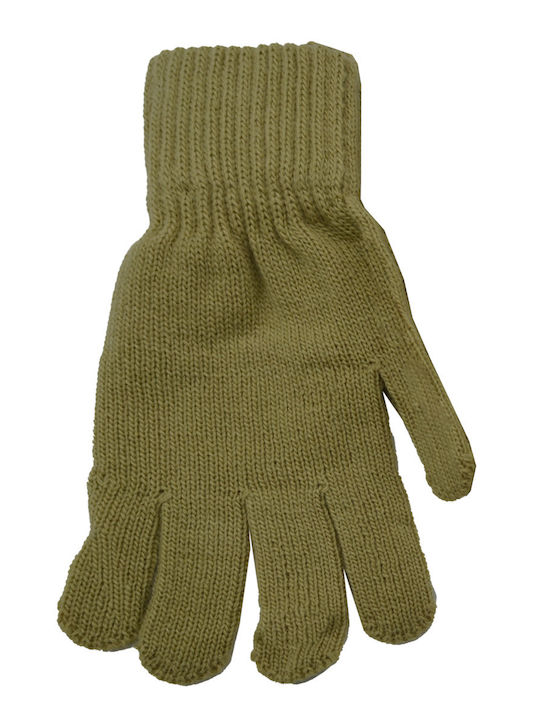 Brims and Trims Women's Knitted Gloves Beige