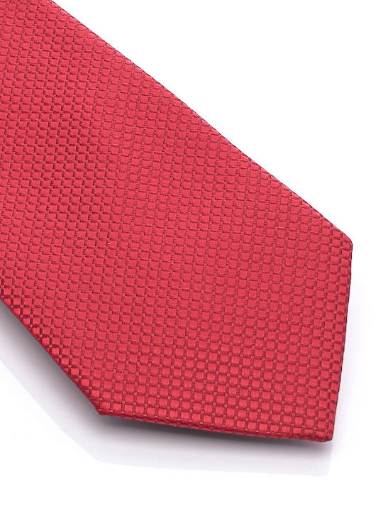 Unounouno Men's Tie Printed in Red Color