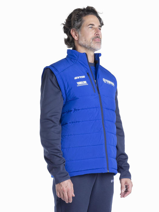 Yamaha Men's Winter Softshell Jacket Waterproof and Windproof Blue