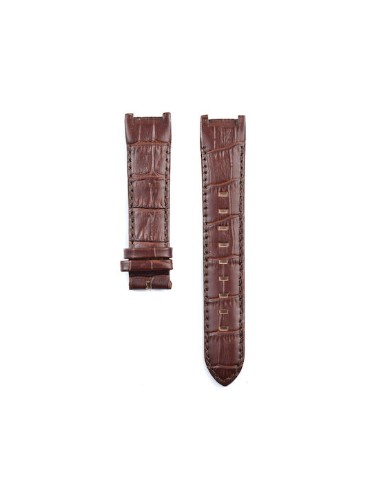 Bobroff Leather Strap Brown 22mm
