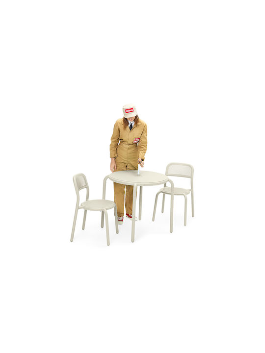 Маса за Малки Външни Пространства Алуминиево Стабилна Toni Desert 80x80x76бр