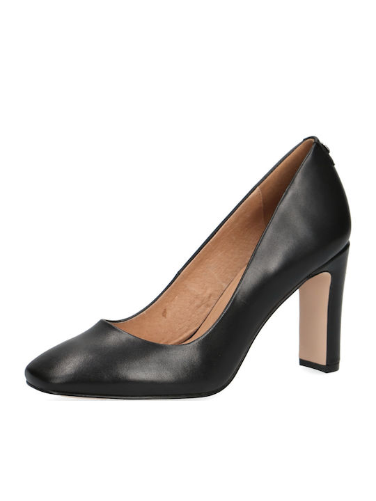 Leather Black Nappa Heels