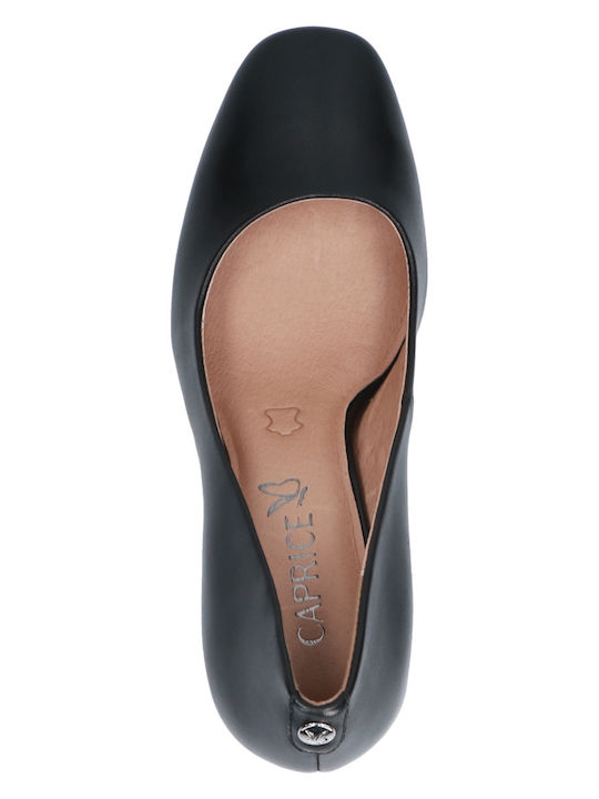 Leather Black Nappa Heels