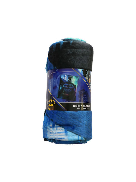 Dc Comics Blanket Fleece Blue 150x200cm