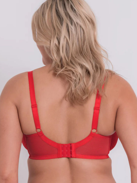 Curvy Kate Victory Minimizer Minimizer Bra without Padding Underwire red