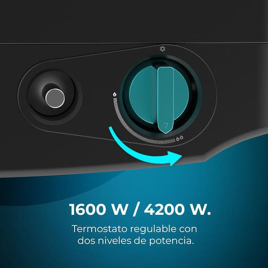 Cecotec Индор Газови Отоплители 4200W Черен 44.4x15.5x65см
