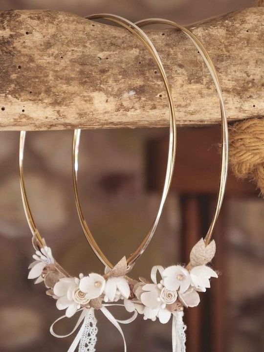 Velissaria Silver Plated Wedding Crowns