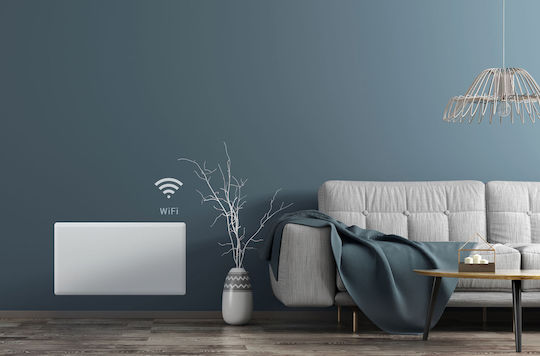 Dimplex Θερμοπομπός Τοίχου 2000W με Ηλεκτρονικό Θερμοστάτη και WiFi 112.5x40cm Λευκός
