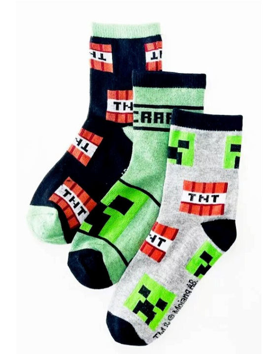 Mojang AB Kids' Socks Multicolour 3 Pairs