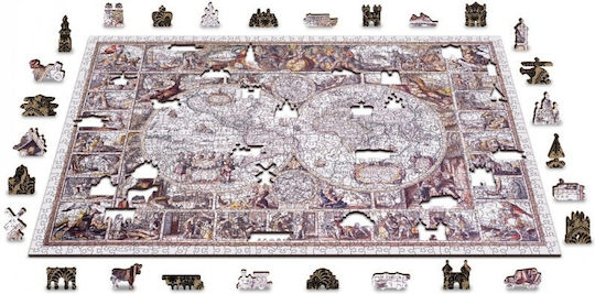 Puzzle Harta Epoca Explorării 2D 1010 Piese