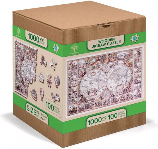 Puzzle Harta Epoca Explorării 2D 1010 Piese