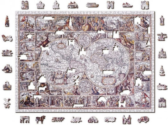 Puzzle Harta Epoca Explorării 2D 1010 Piese